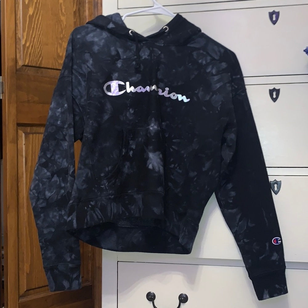 Champion cropped hoodie